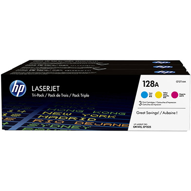 128A Toner Cartridge Tri-Pack CMY (1,300 Pages) 